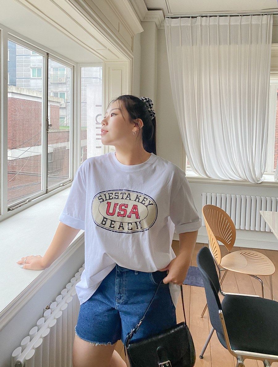 [EVELLET] Hinira 包 Open T 恤衫