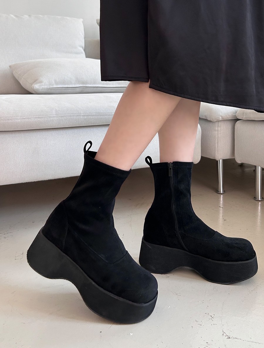 Yudenz 厚底鞋马丁靴(5.5cm)