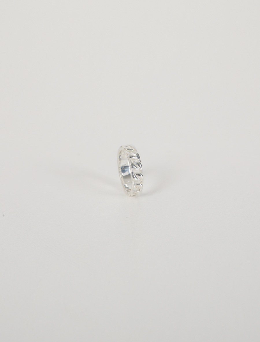 【925银】Miron银色链条戒指